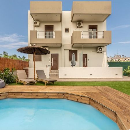 Cozy House With Pool Near Beach Gazi Εξωτερικό φωτογραφία