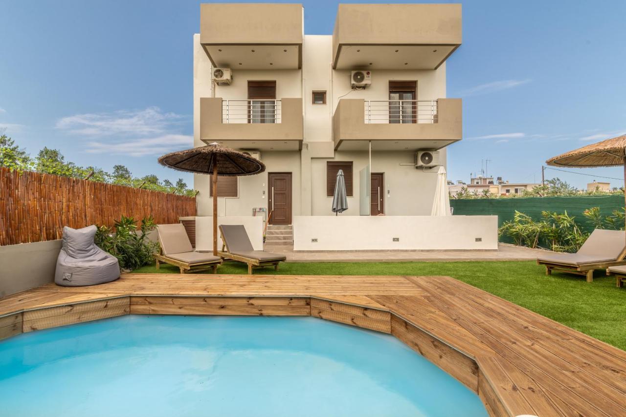 Cozy House With Pool Near Beach Gazi Εξωτερικό φωτογραφία