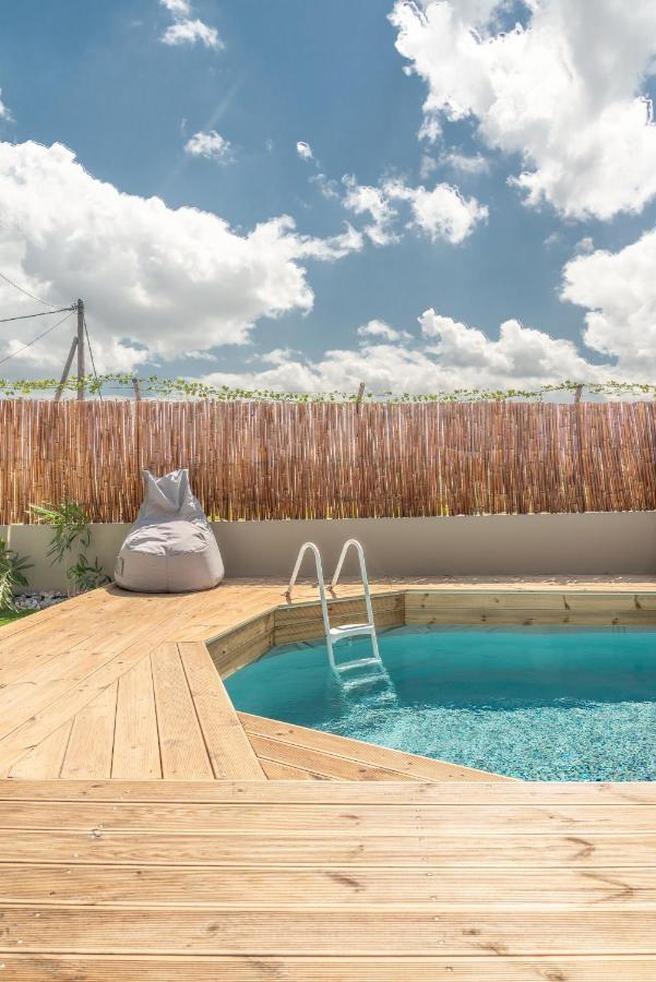 Cozy House With Pool Near Beach Gazi Εξωτερικό φωτογραφία