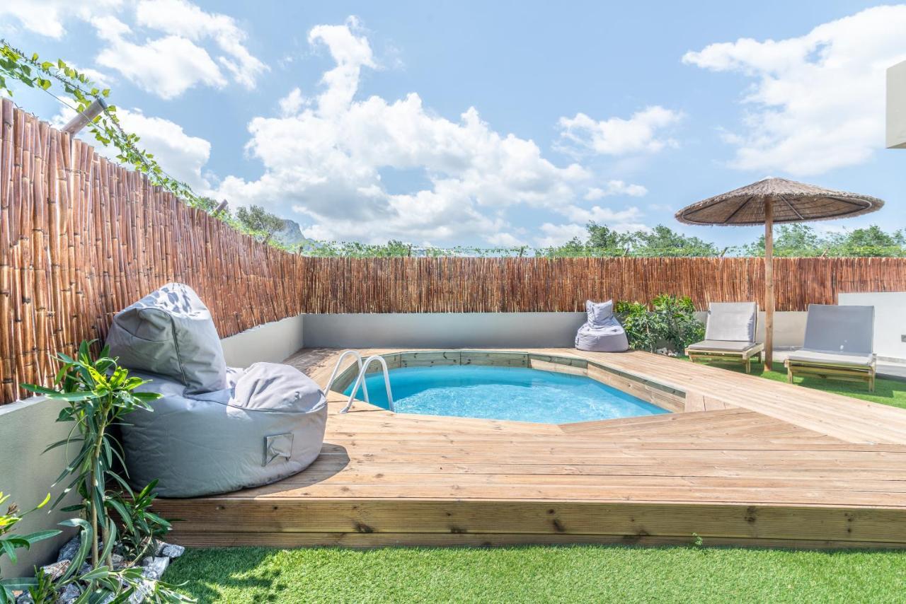 Cozy House With Pool Near Beach Gazi Εξωτερικό φωτογραφία